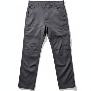 prAna Zion Pants Mens Small X 32 Long‎ Cargo Black Belted Outdoor Hiking